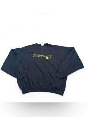 Antigua Sports Vintage 90s‎ Men’s Black Golden State Warriors Sweatshirt Size XL